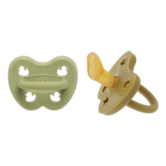 Natural Rubber Pacifiers - Orthodontic - 2 Pack
