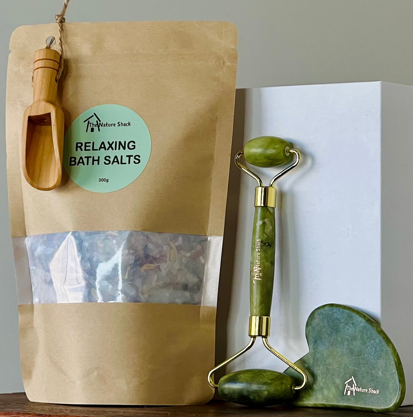 Mother's Day Bundle - Relaxing Bath Salts and Facial Massage Roller
