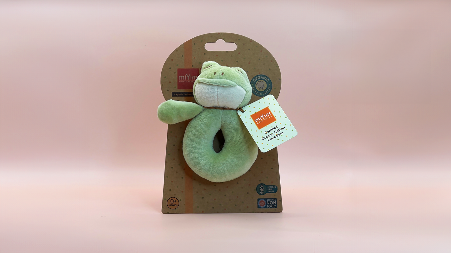 Organic Cotton Ring Rattle